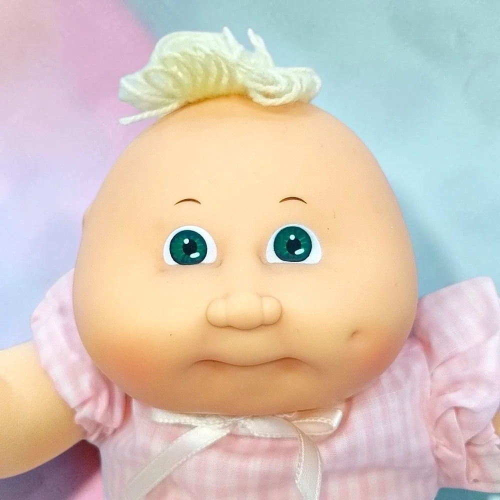 VTG 1985 Cabbage Patch Kids Preemie Doll Frank Emery Coleco Boy Green Eyes 16